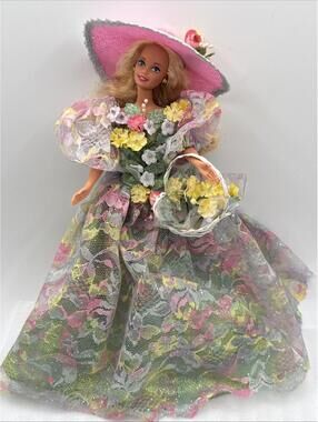 Mattel SPRING BOUQUET Enchanted Seasons Barbie Doll & Accessories 1994 No Box